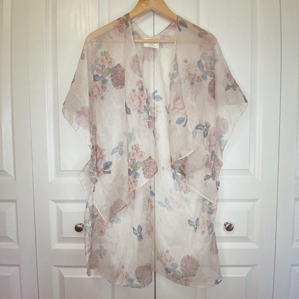 Joyfolie Mia Joy Lara Duster in Discontinued Floral Color Youth Small YS